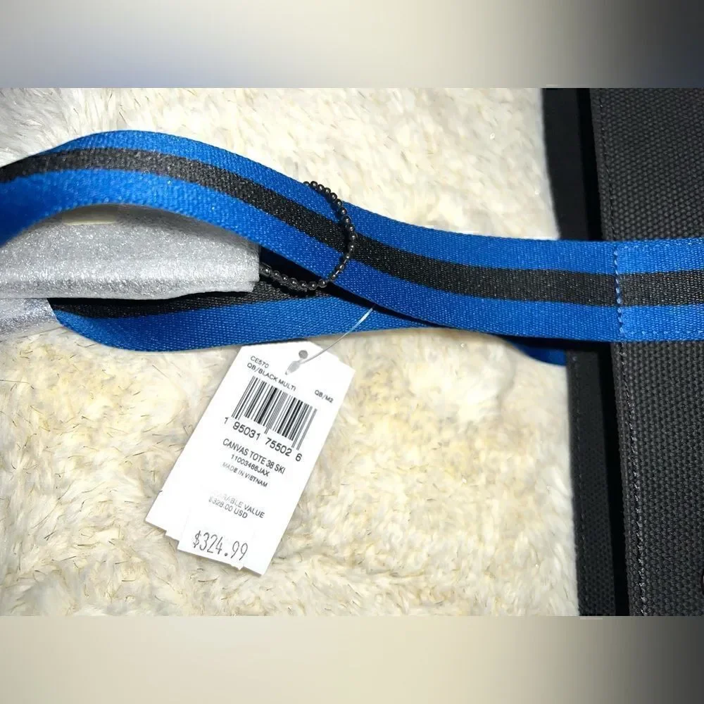 🎁NWT! Coach Tote Handbag 38 Ski Graphic Canvas Msrp:$328.00